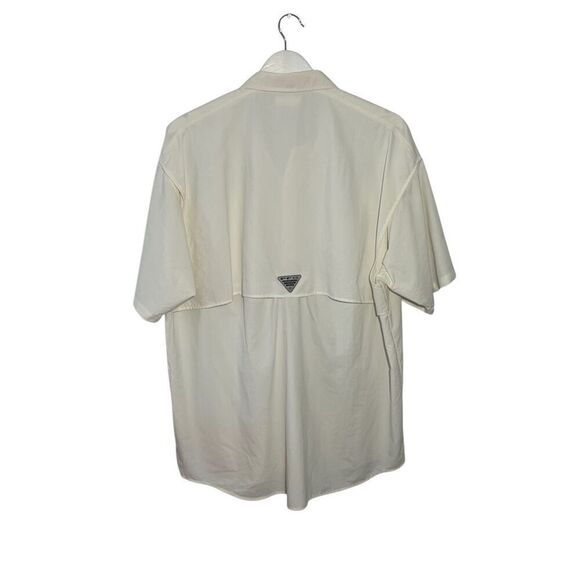 Columbia PFG white short sleeve button up fishing shirt - XL - Picture 5 of 9